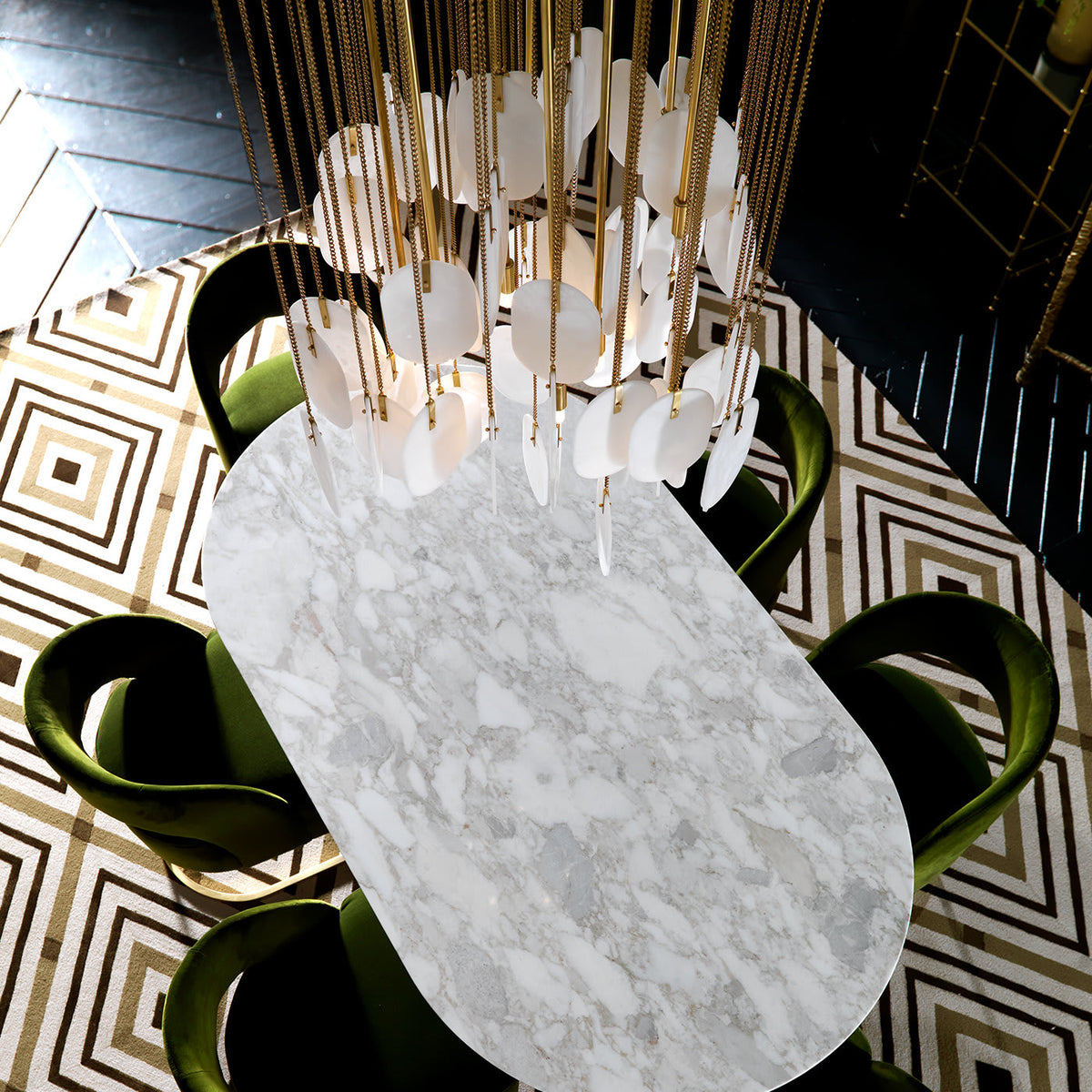 Radilum Allure Alabaster Chandelier