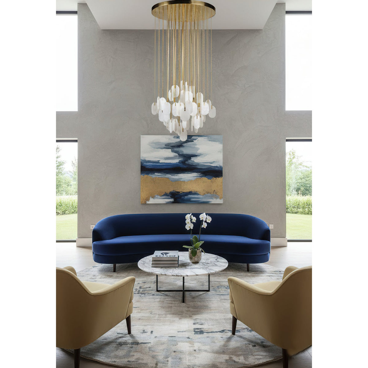 Radilum Allure Alabaster Chandelier