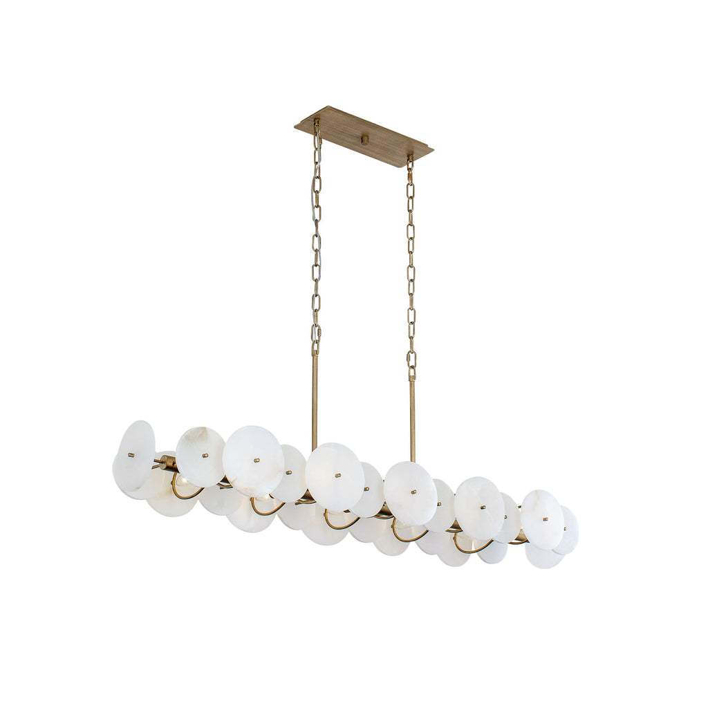 Radilum Selene Linear Alabaster Chandelier