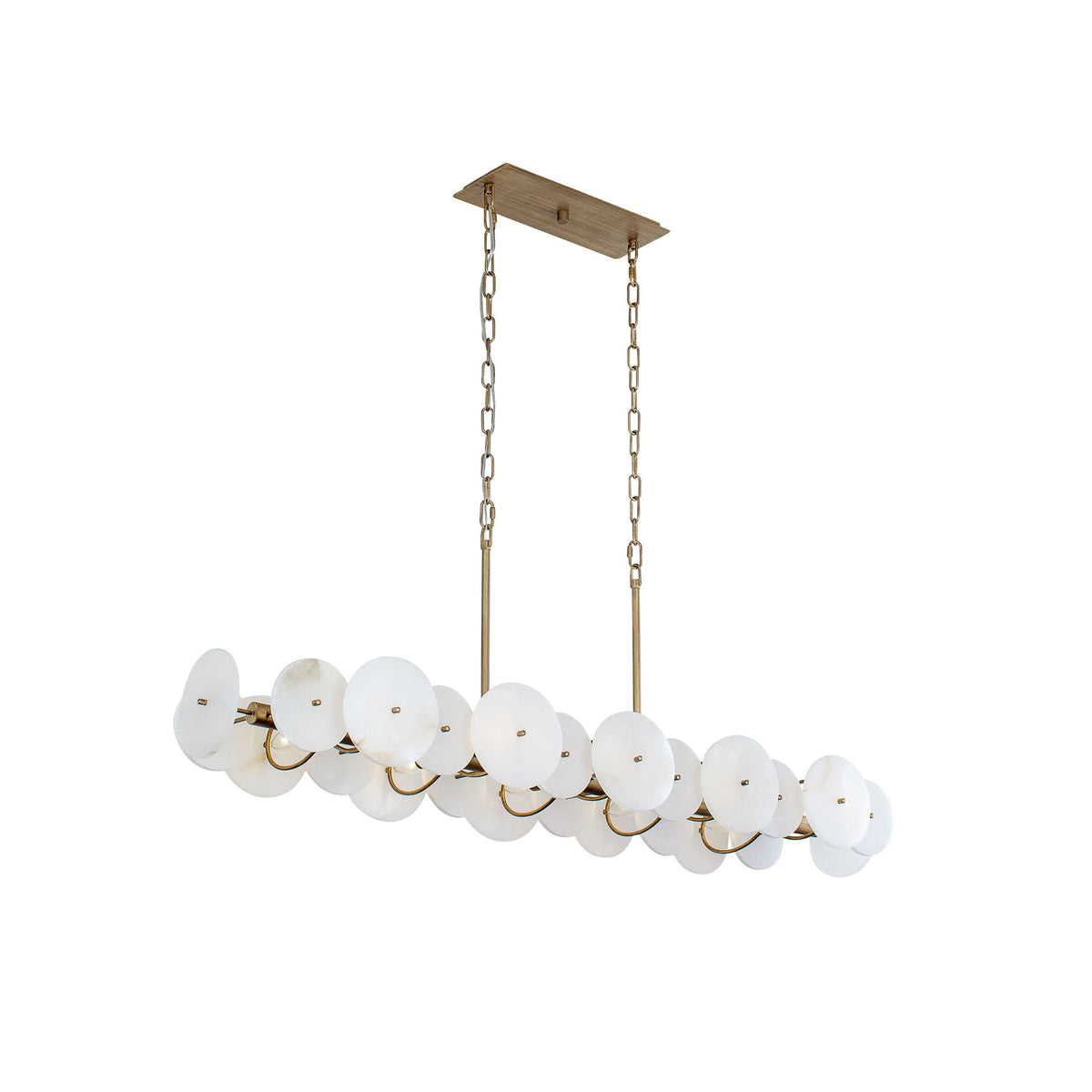 Radilum Selene Linear Alabaster Chandelier