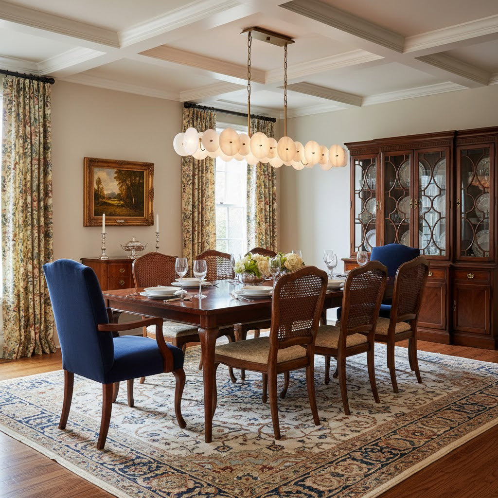 Radilum Selene Linear Alabaster Chandelier