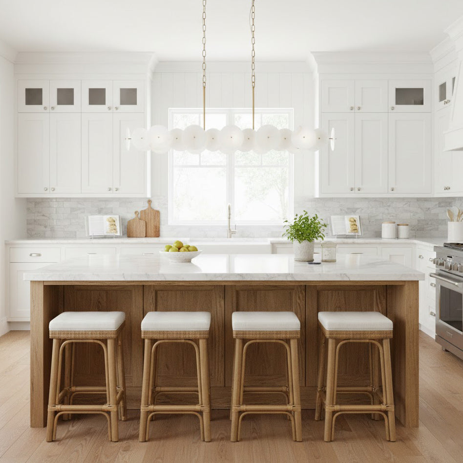 Radilum Selene Linear Alabaster Chandelier