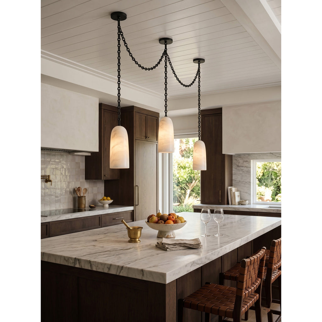 Radilum Figure Spanish Chain Alabaster Chandelier