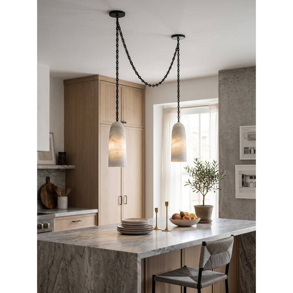 Radilum Figure Spanish Chain Alabaster Chandelier