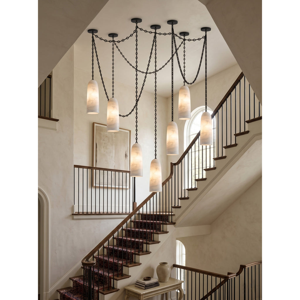 Radilum Figure Spanish Chain Alabaster Chandelier