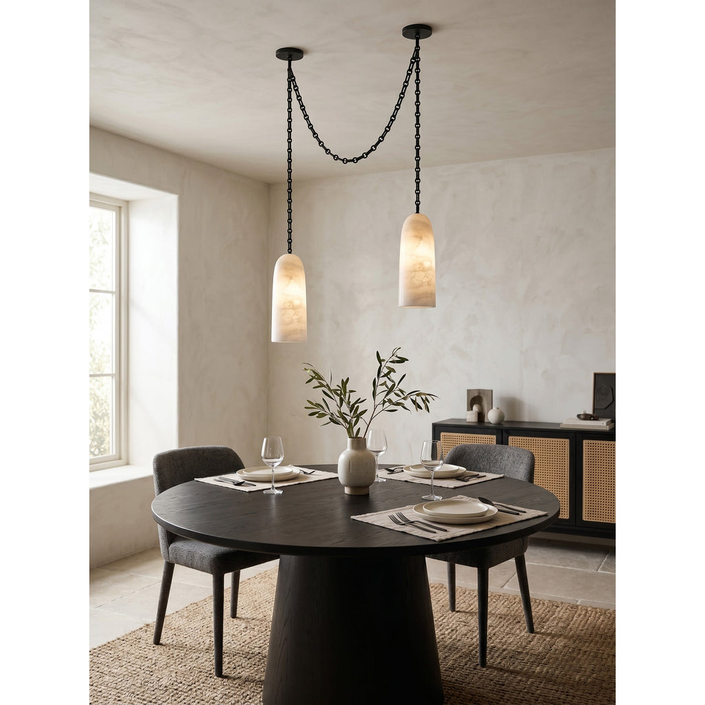 Radilum Figure Spanish Chain Alabaster Chandelier