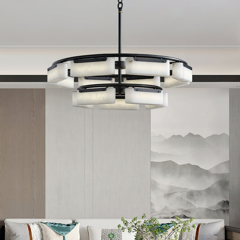 Radilum Fusion Alabaster Chandelier