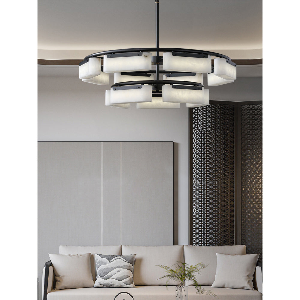 Radilum Fusion Alabaster Chandelier