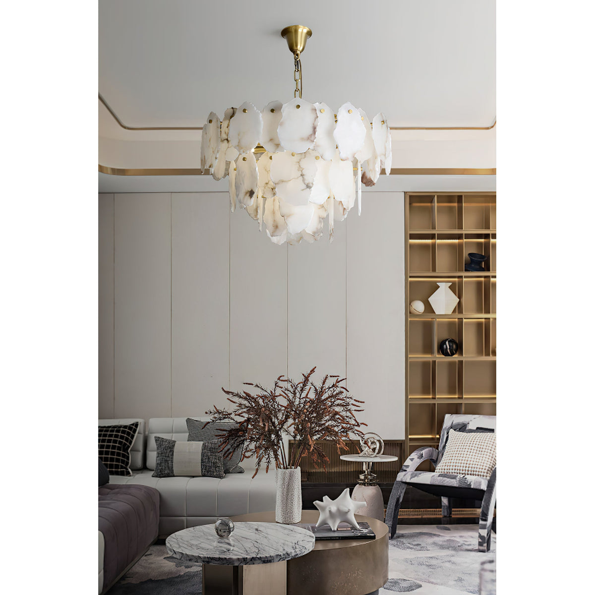 Radilum Gloire Alabaster Chandelier