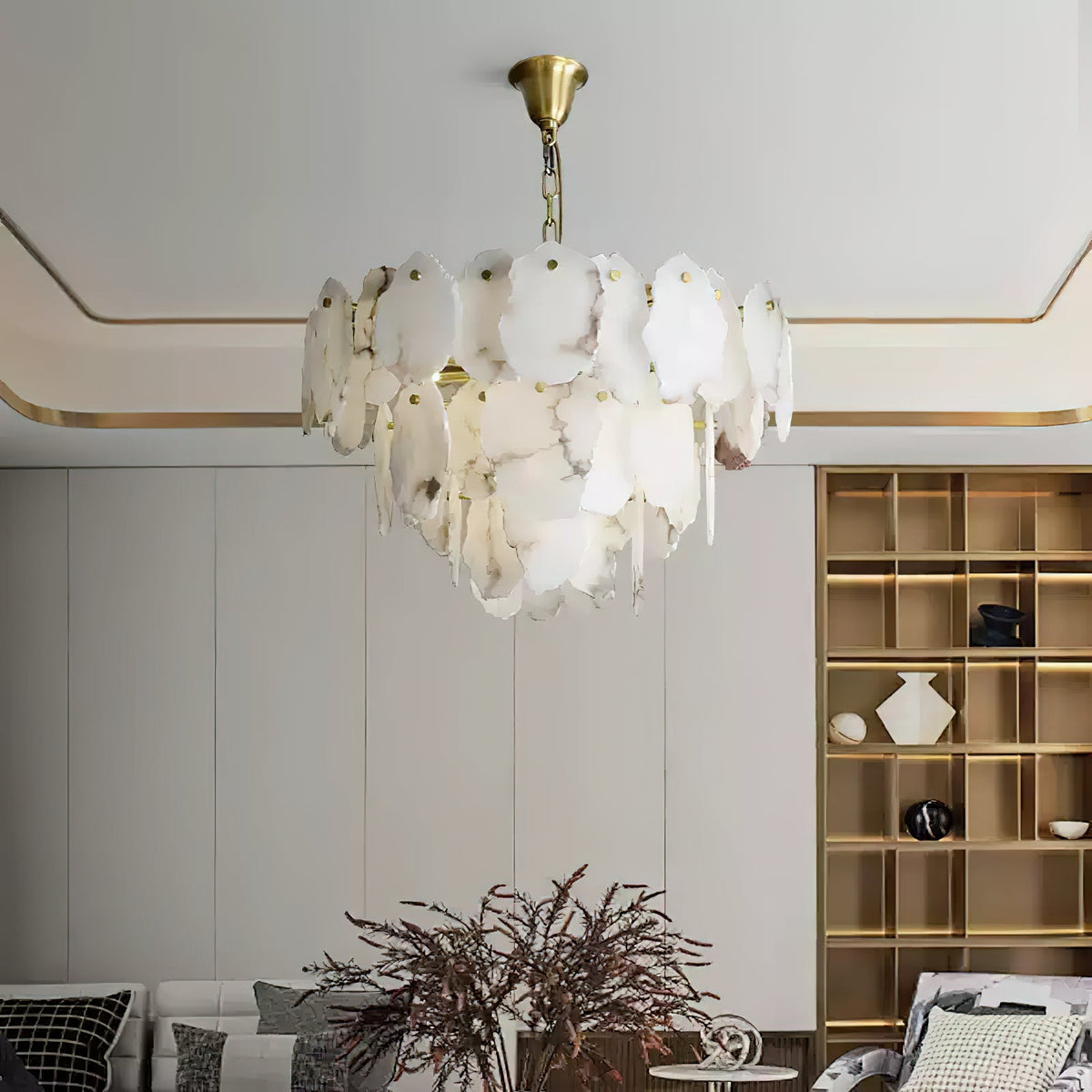 Radilum Gloire Alabaster Chandelier