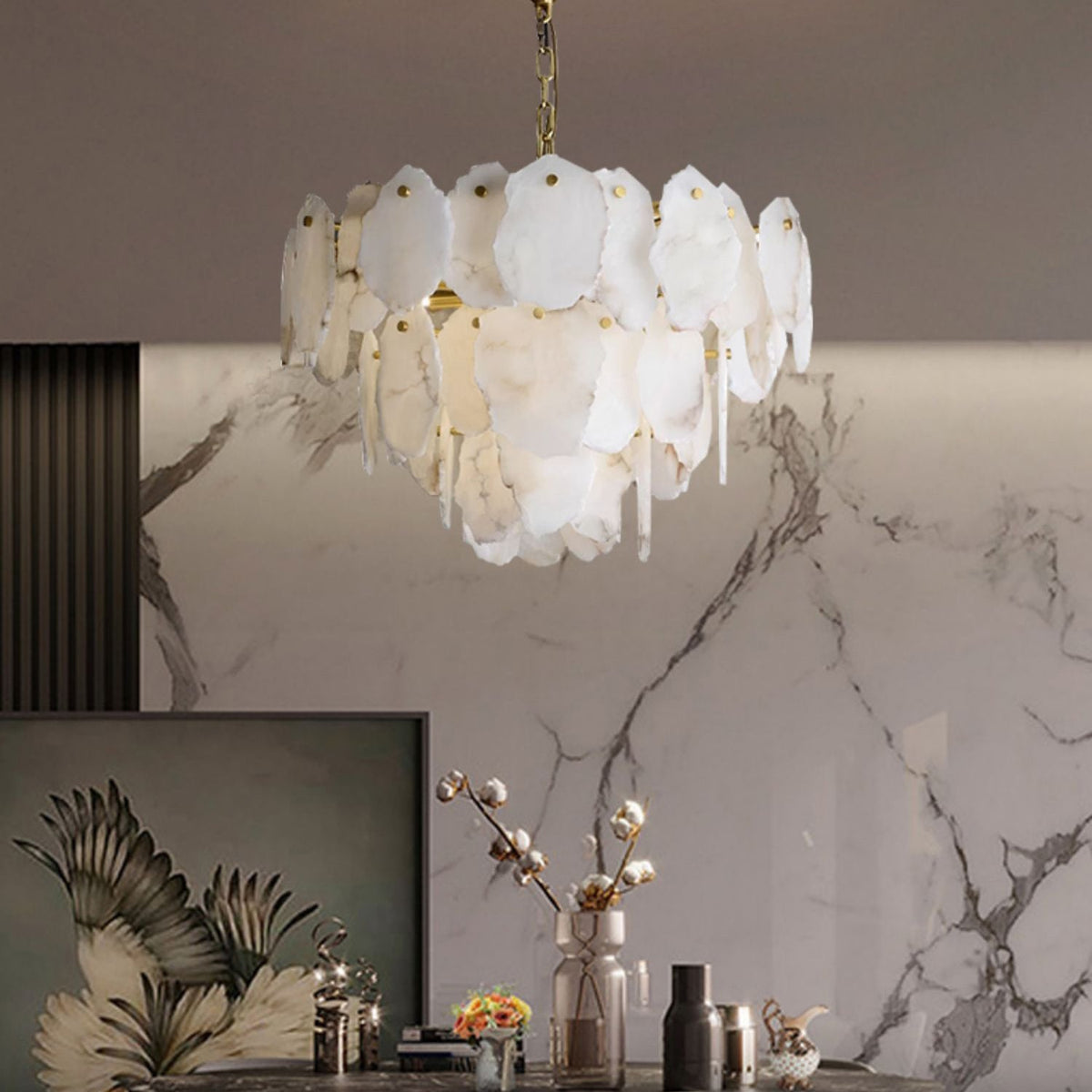 Radilum Gloire Alabaster Chandelier