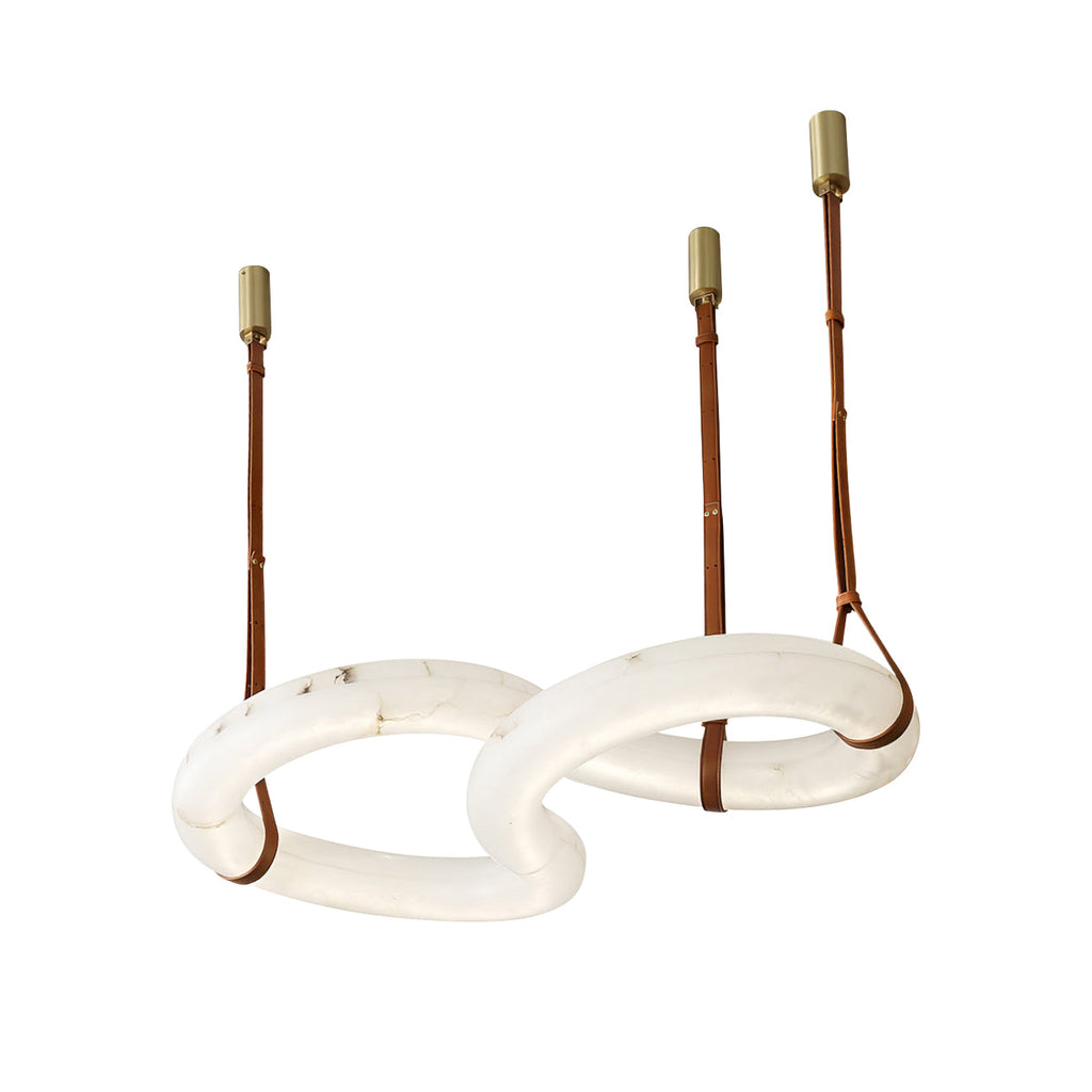 Radilum Infinity Alabaster Chandelier