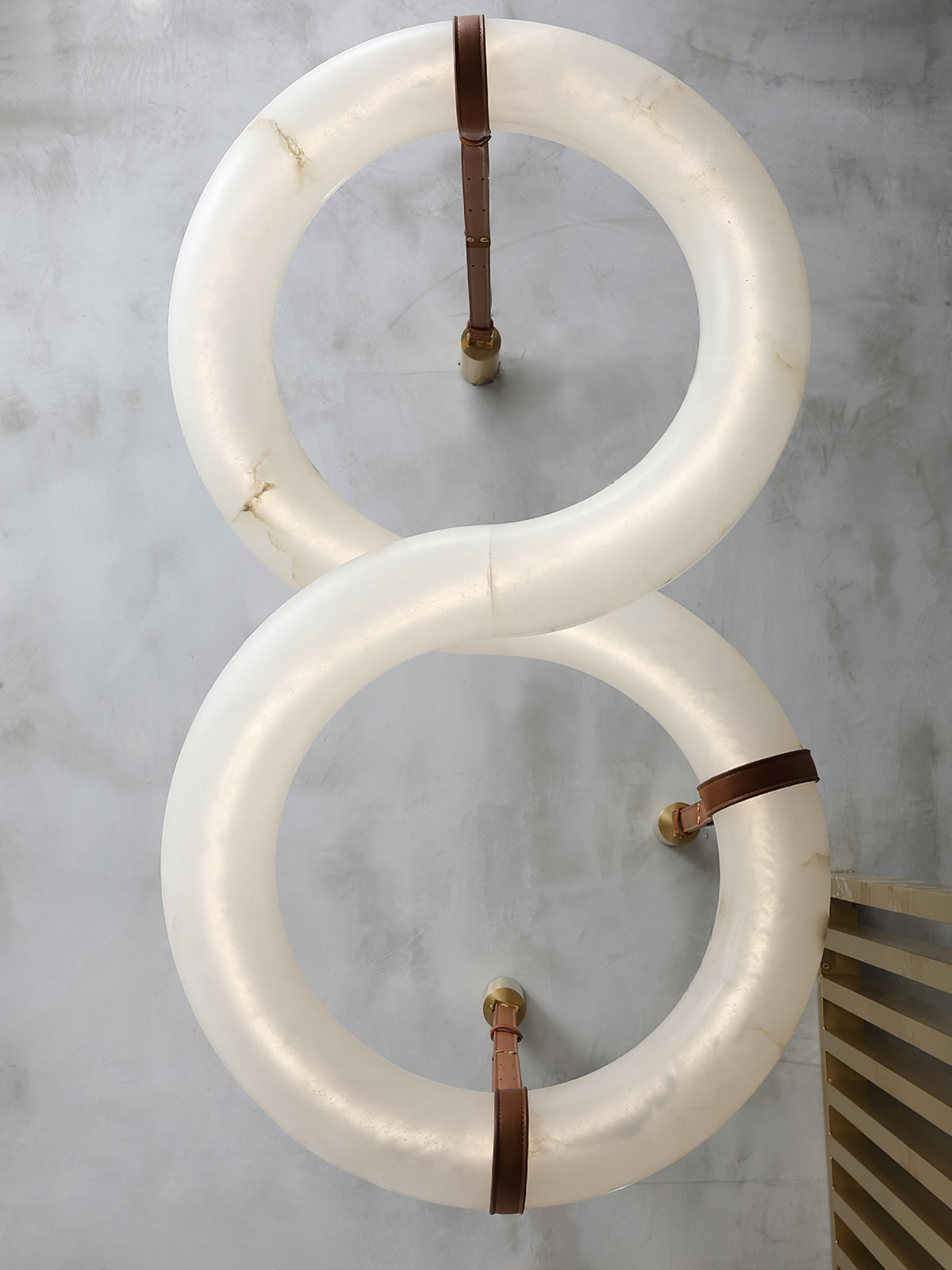 Radilum Infinity Alabaster Chandelier