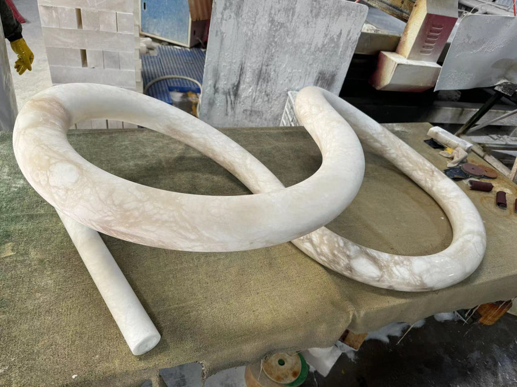 Radilum Infinity Alabaster Chandelier