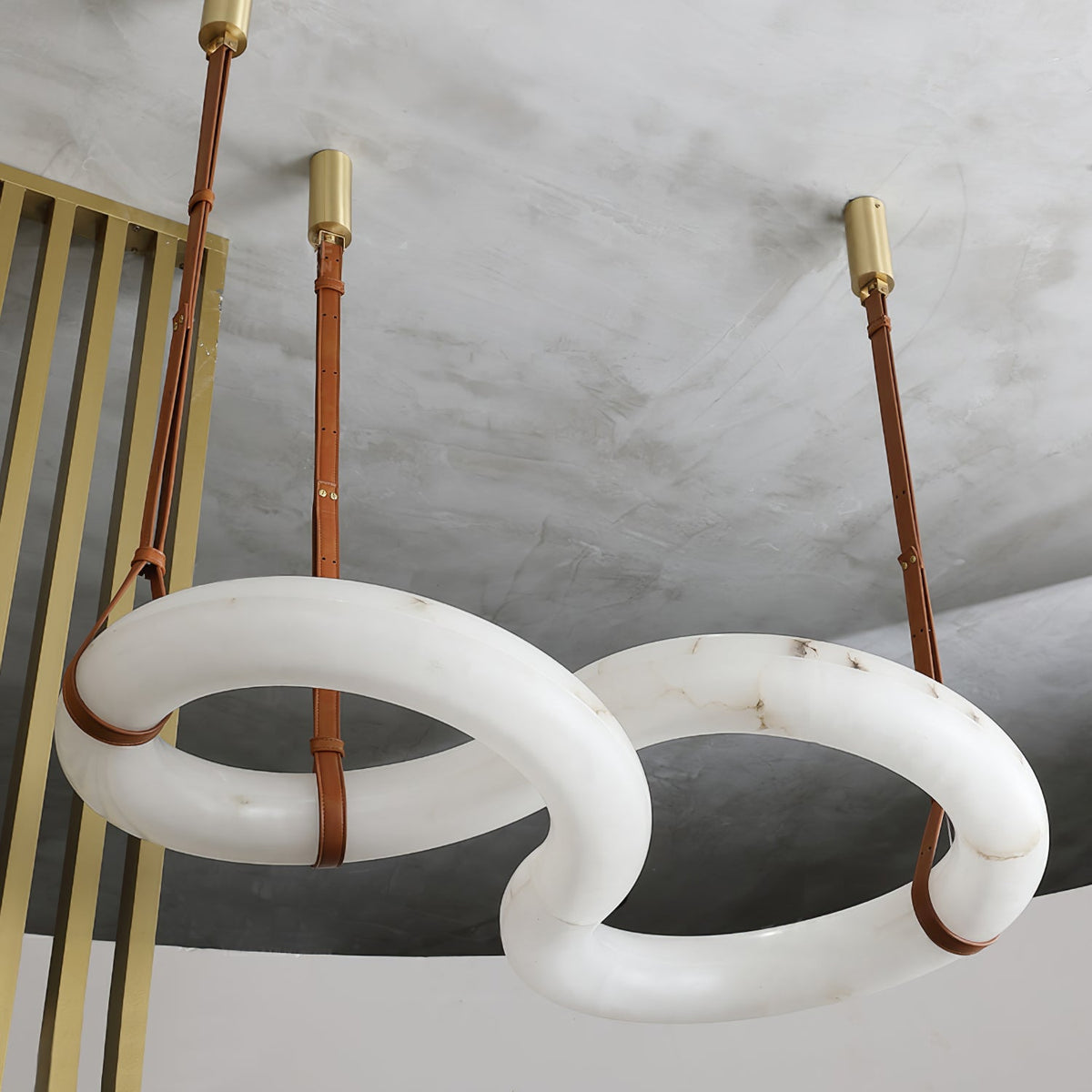 Radilum Infinity Alabaster Chandelier