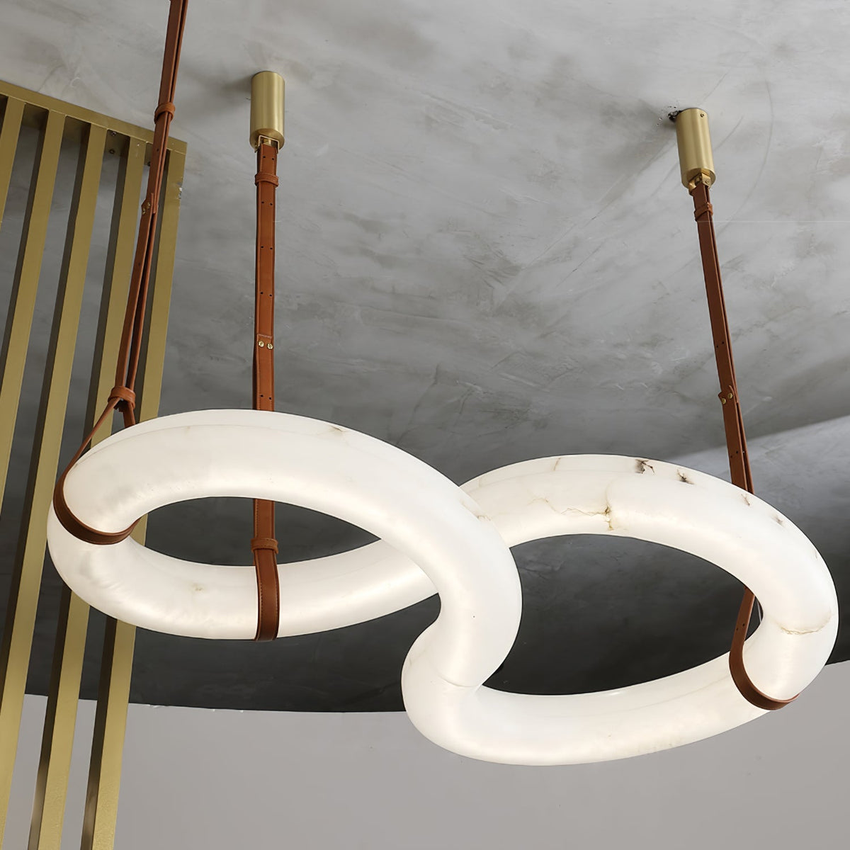 Radilum Infinity Alabaster Chandelier