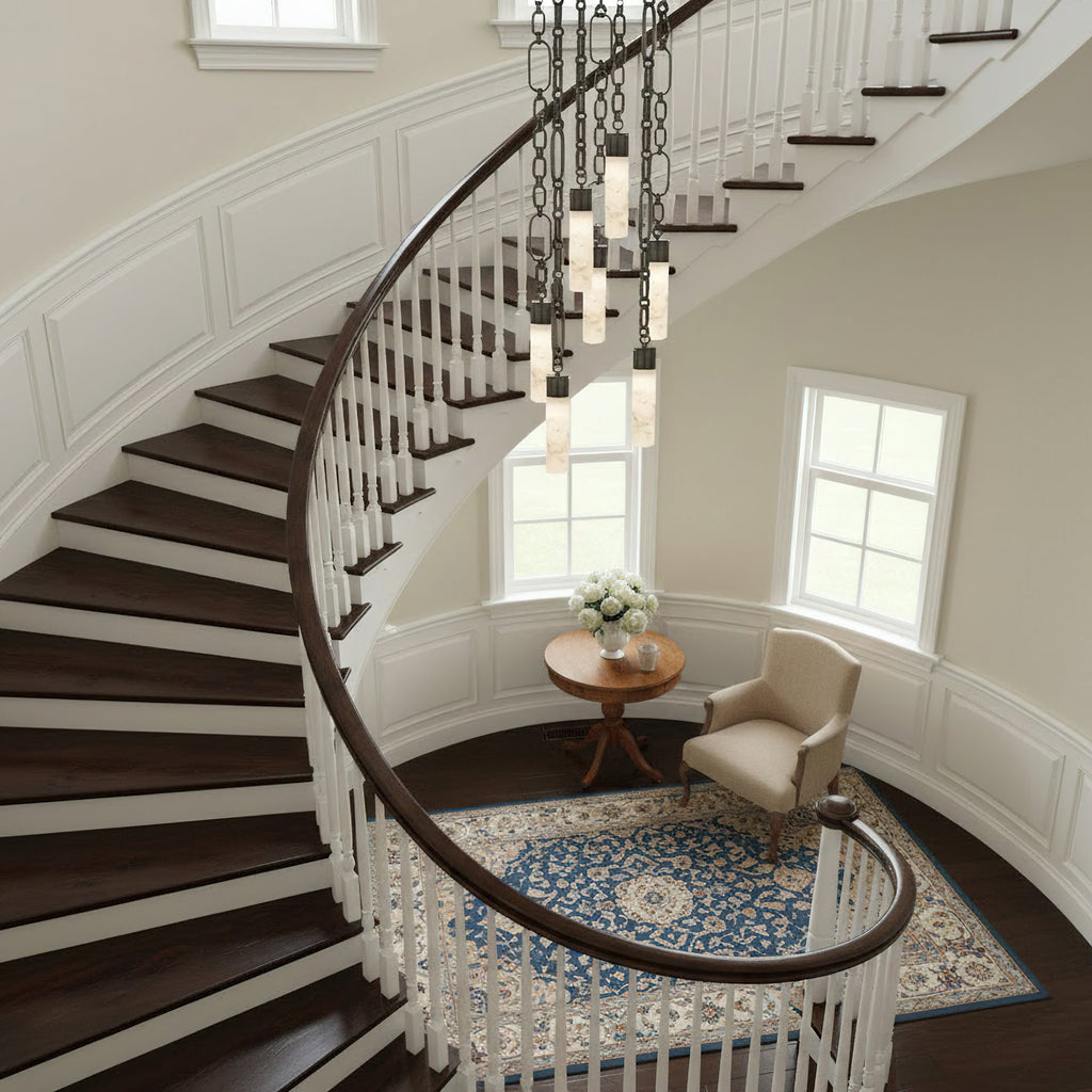 Radilum Chain Alabaster Chandelier