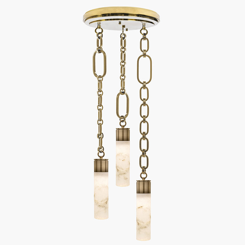 Radilum Chain Alabaster Chandelier