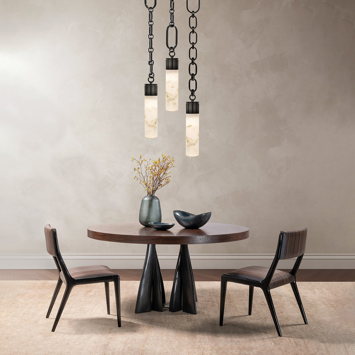 Radilum Chain Alabaster Chandelier