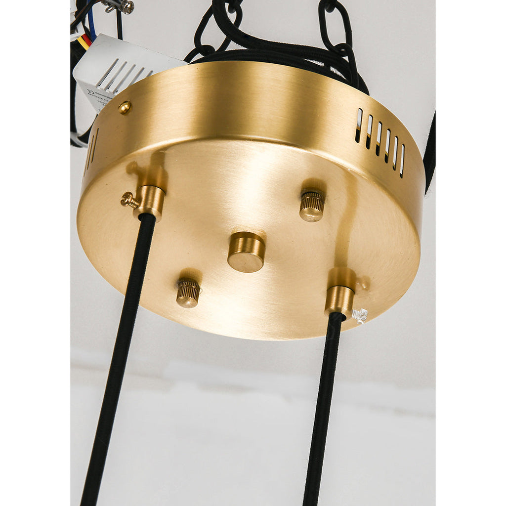 Maytoni Uva Alabaster Chandelier Brass Frame