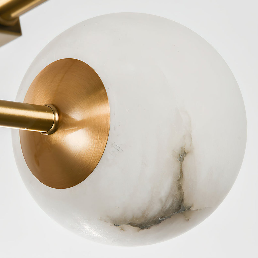 Maytoni Uva Alabaster Chandelier Brass Frame