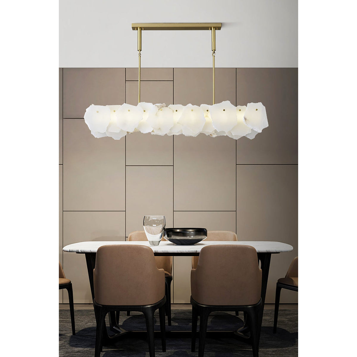 Radilum Nasile Alabaster Chandelier
