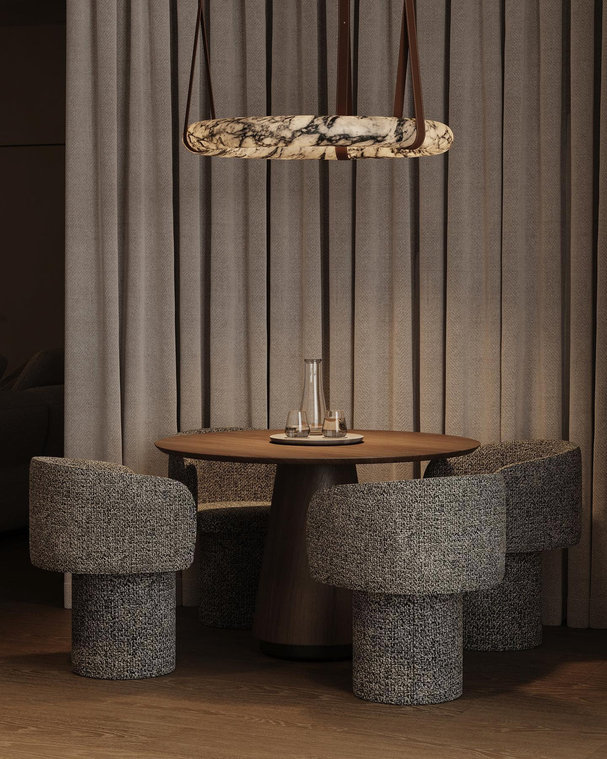 Radilum Oslo Alabaster Chandelier