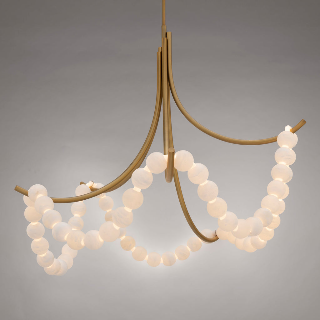 Radilum Parel Alabaster Chandelier