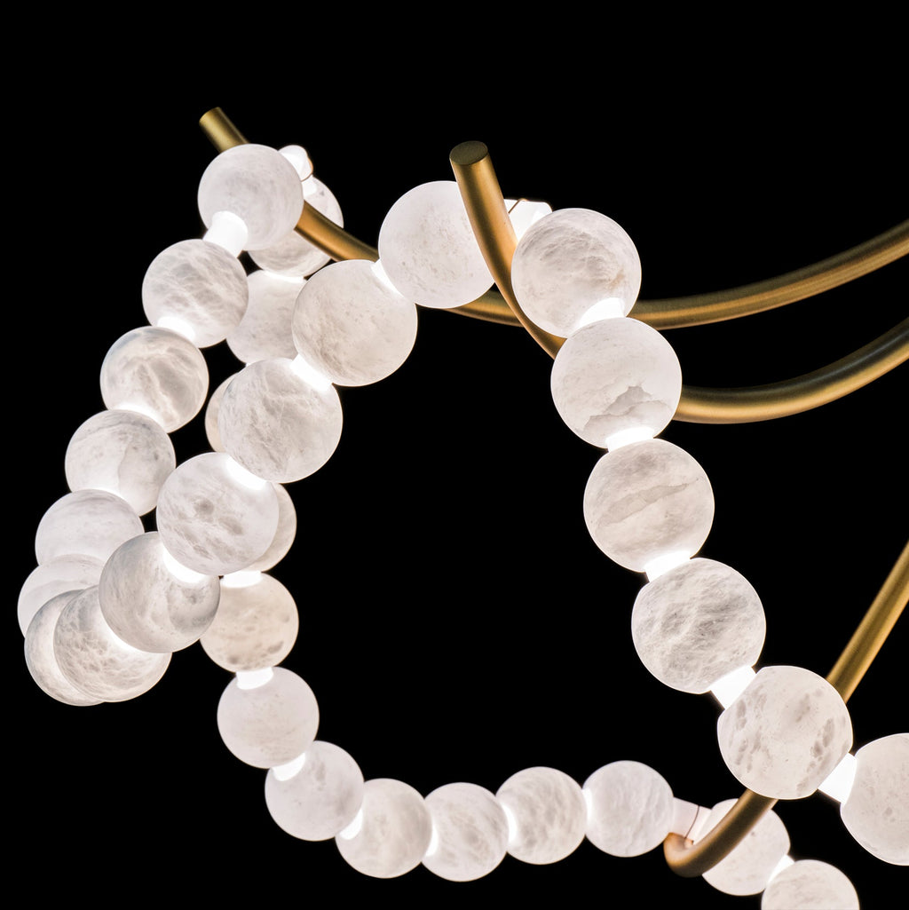 Radilum Parel Alabaster Chandelier
