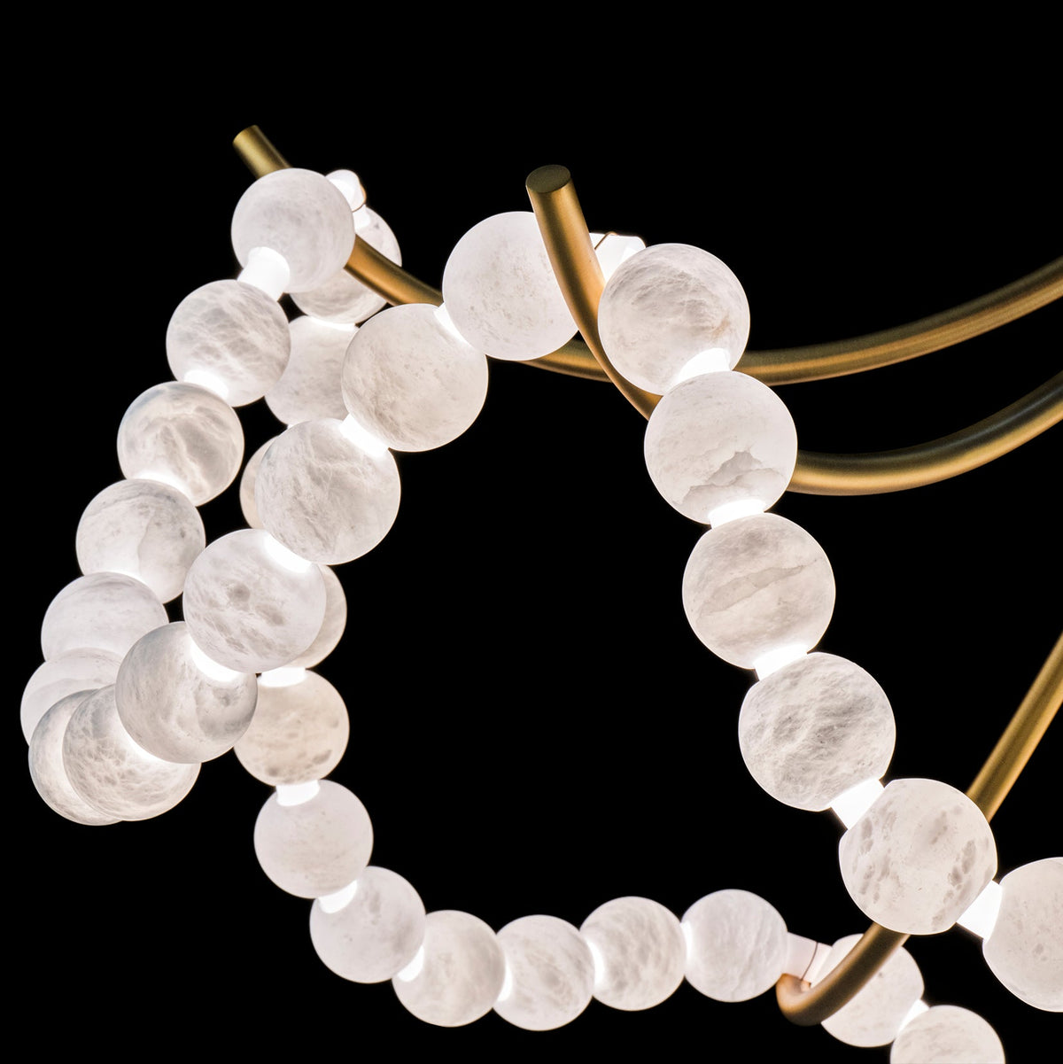 Radilum Parel Alabaster Chandelier