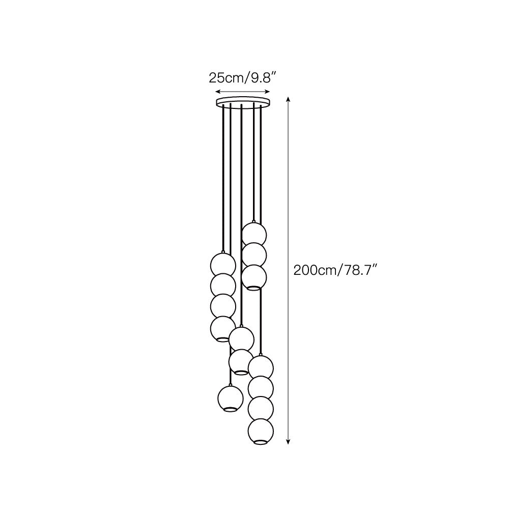 Radilum Pearl Alabaster Chandelier