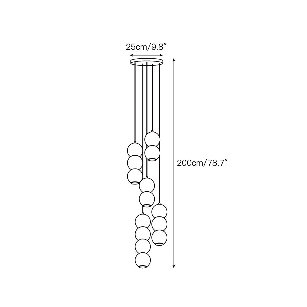 Radilum Pearl Alabaster Chandelier