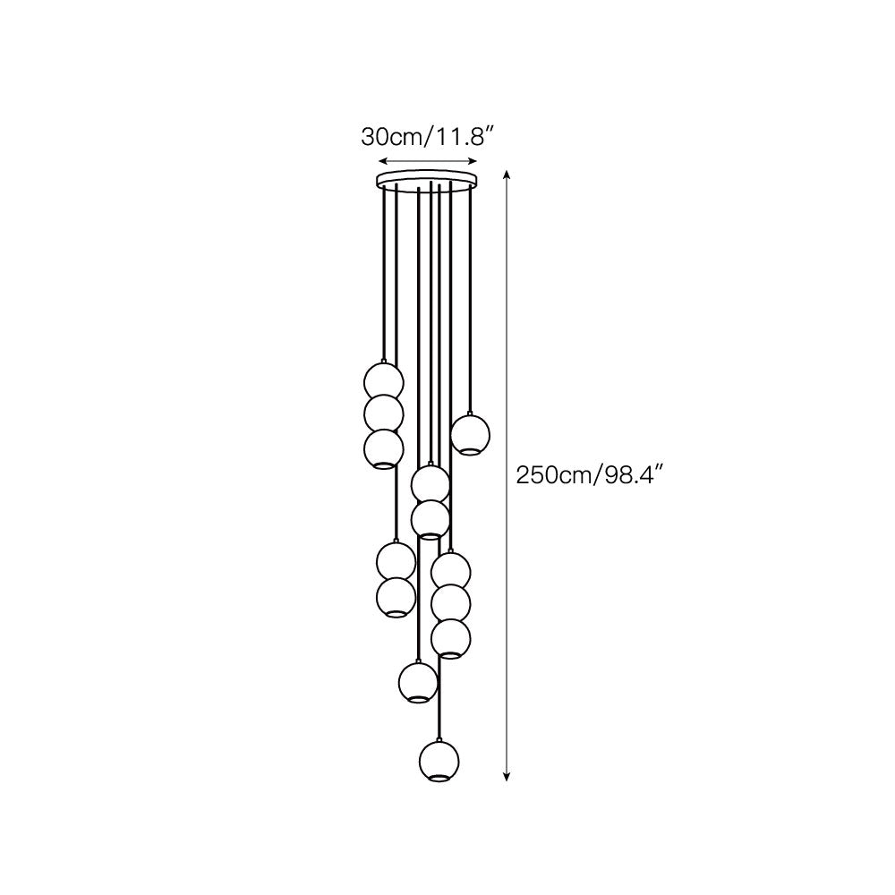 Radilum Pearl Alabaster Chandelier