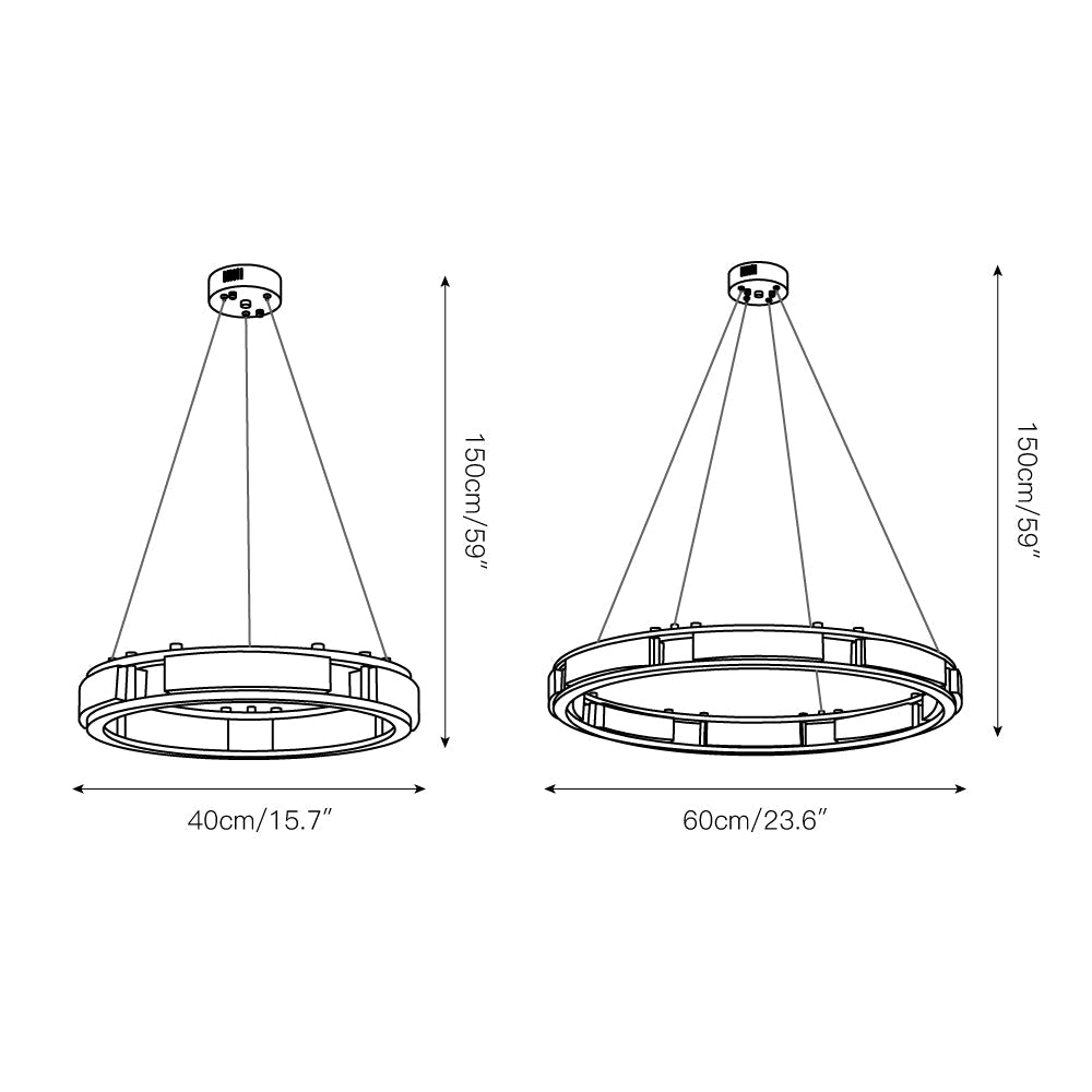 Radilum Qatar Alabaster Chandelier Brass Frame