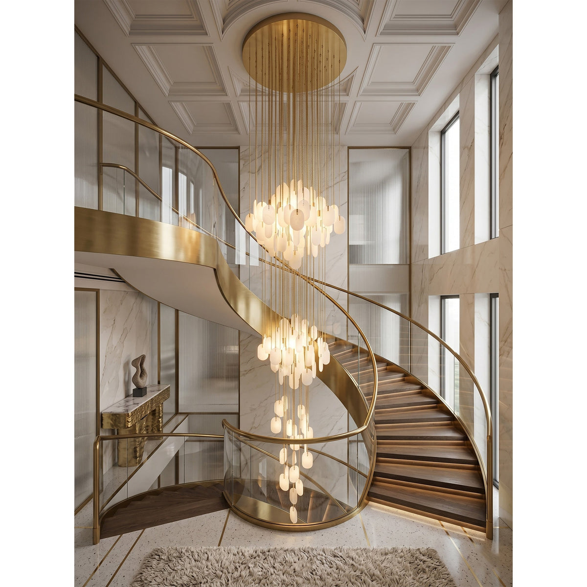 Radilum Allure Alabaster Chandelier