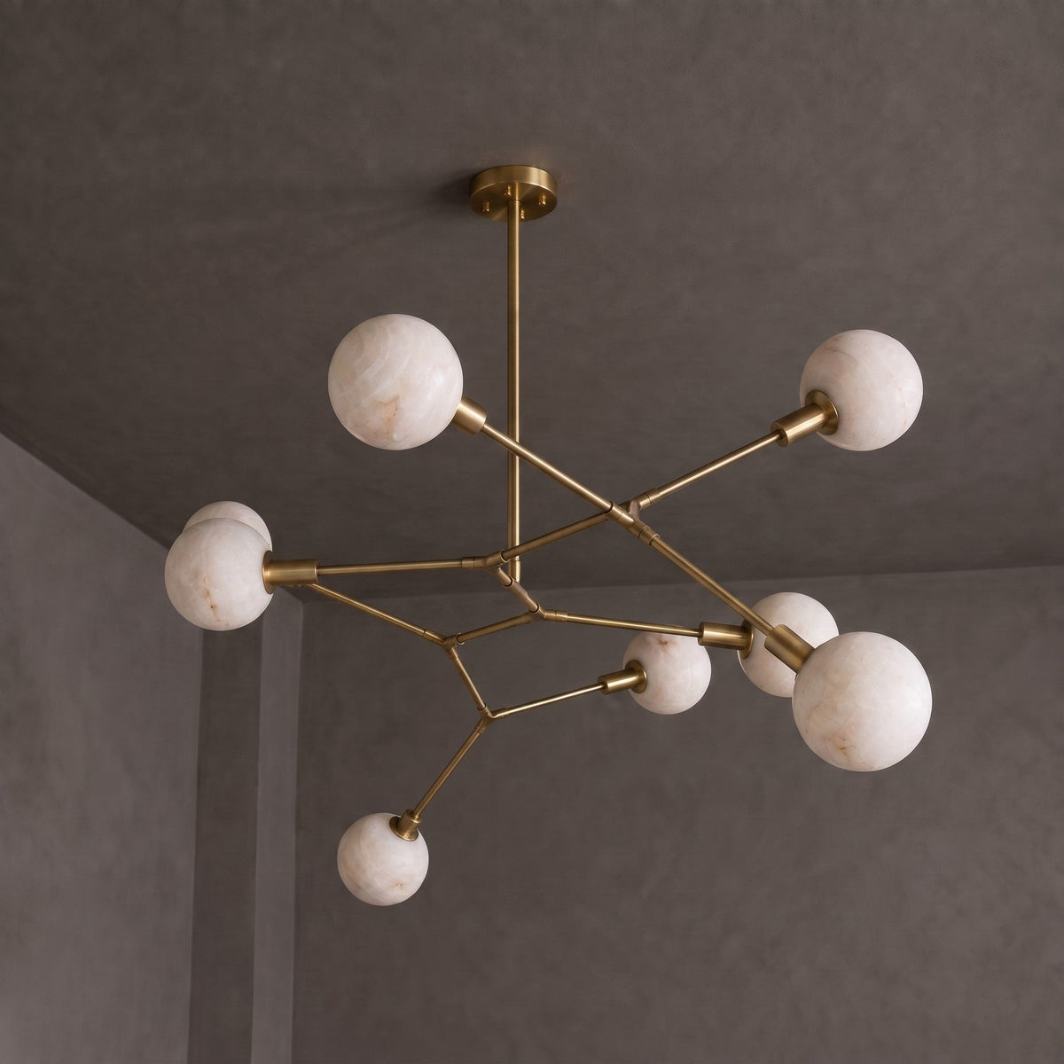 Radilum Armature Alabaster Chandelier