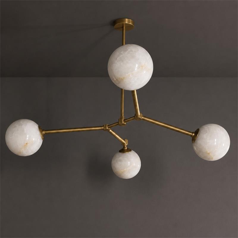Radilum Armature Alabaster Chandelier