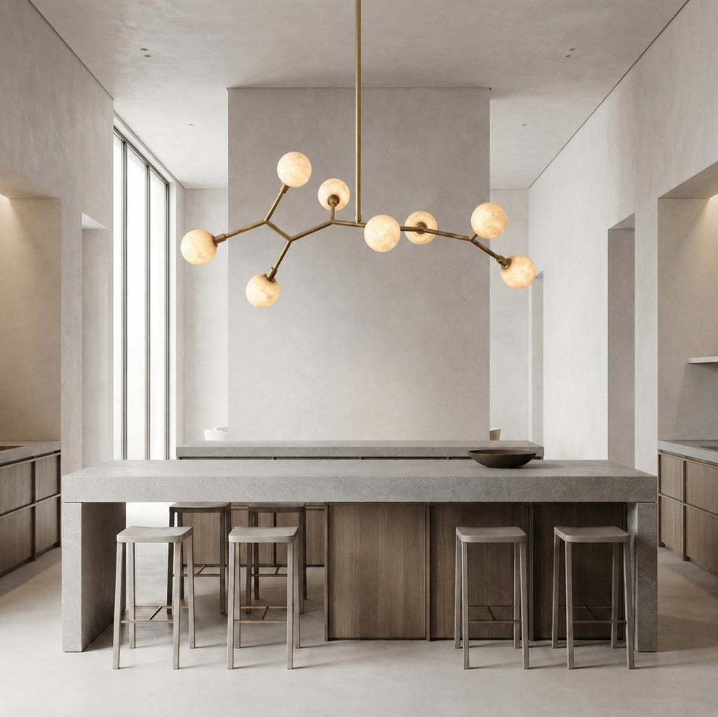 Radilum Armature Alabaster Chandelier