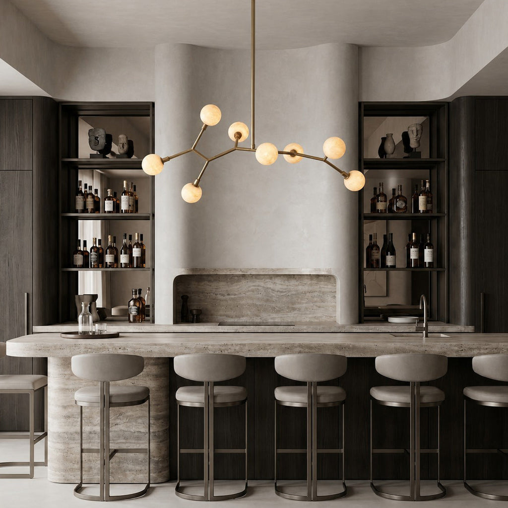 Radilum Armature Alabaster Chandelier