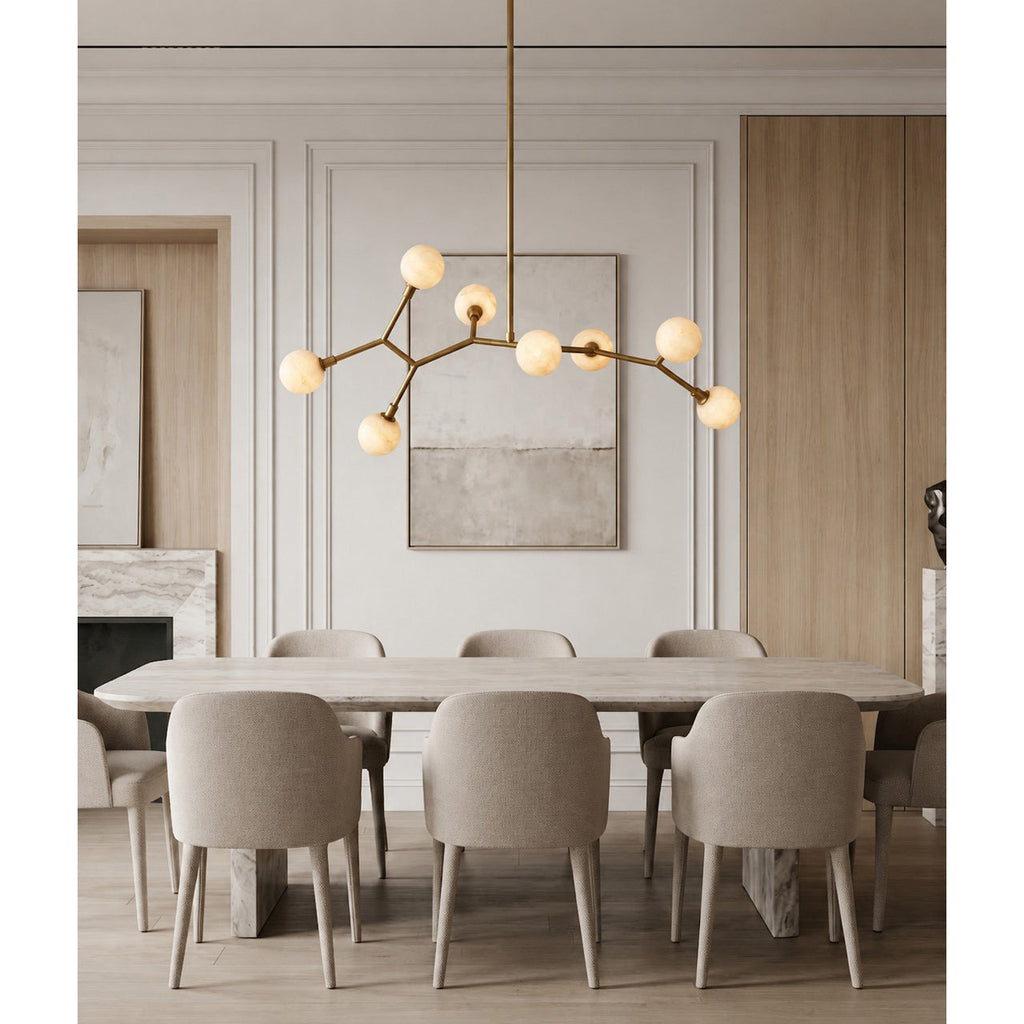 Radilum Armature Alabaster Chandelier