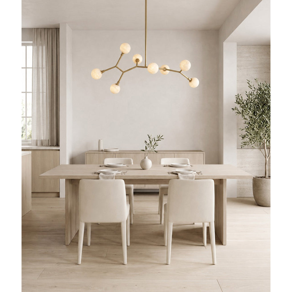 Radilum Armature Alabaster Chandelier