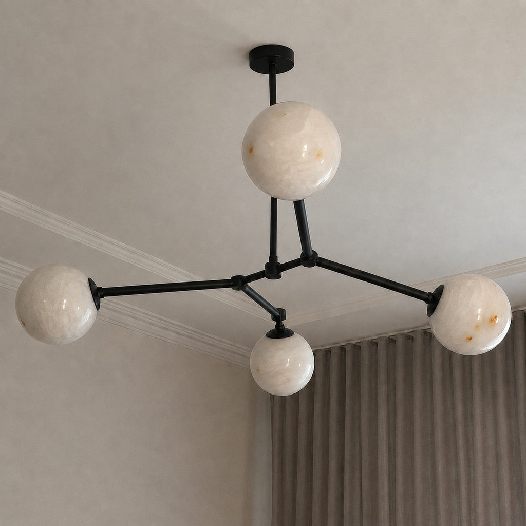 Radilum Armature Alabaster Chandelier