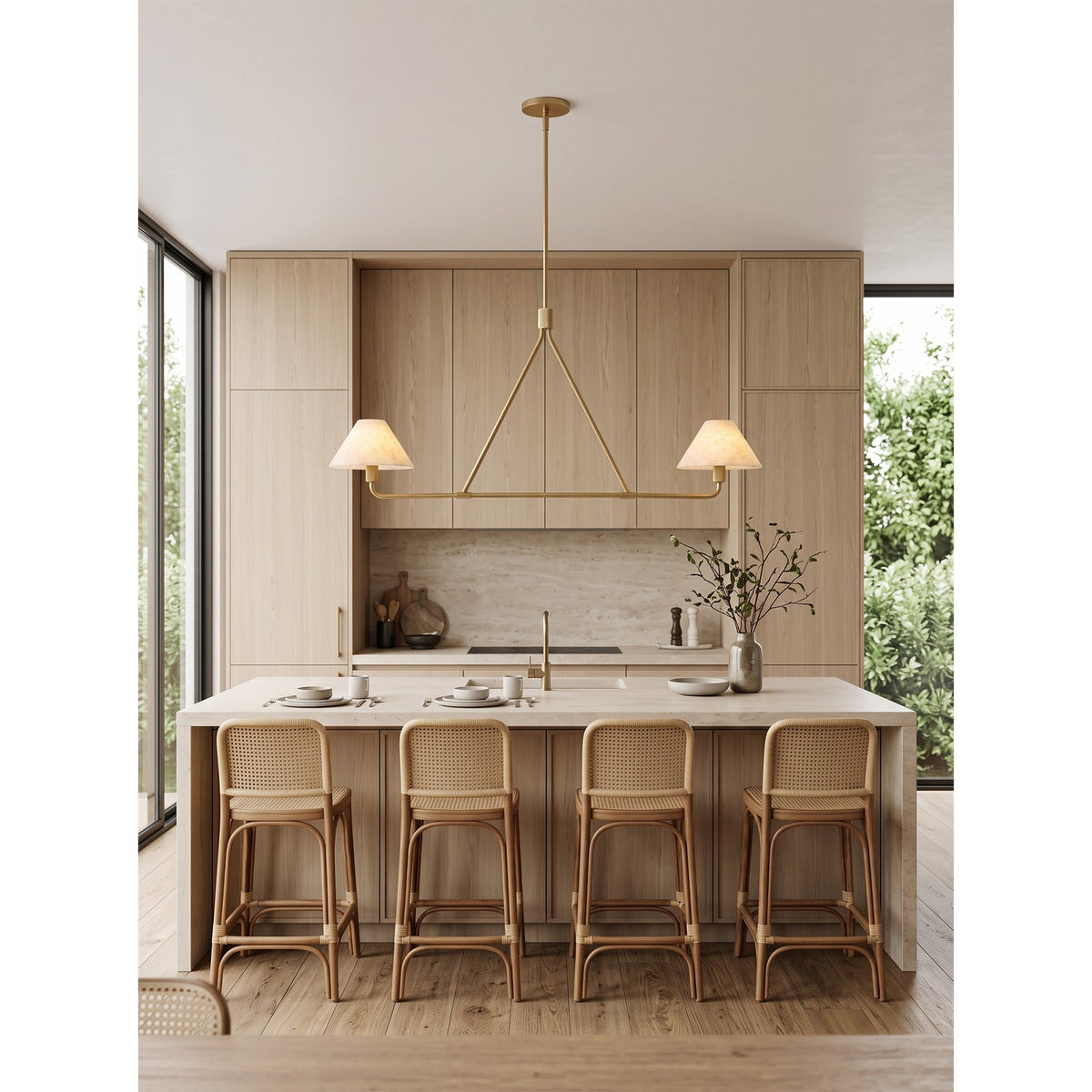 Radilum Beatrix Alabaster Chandelier