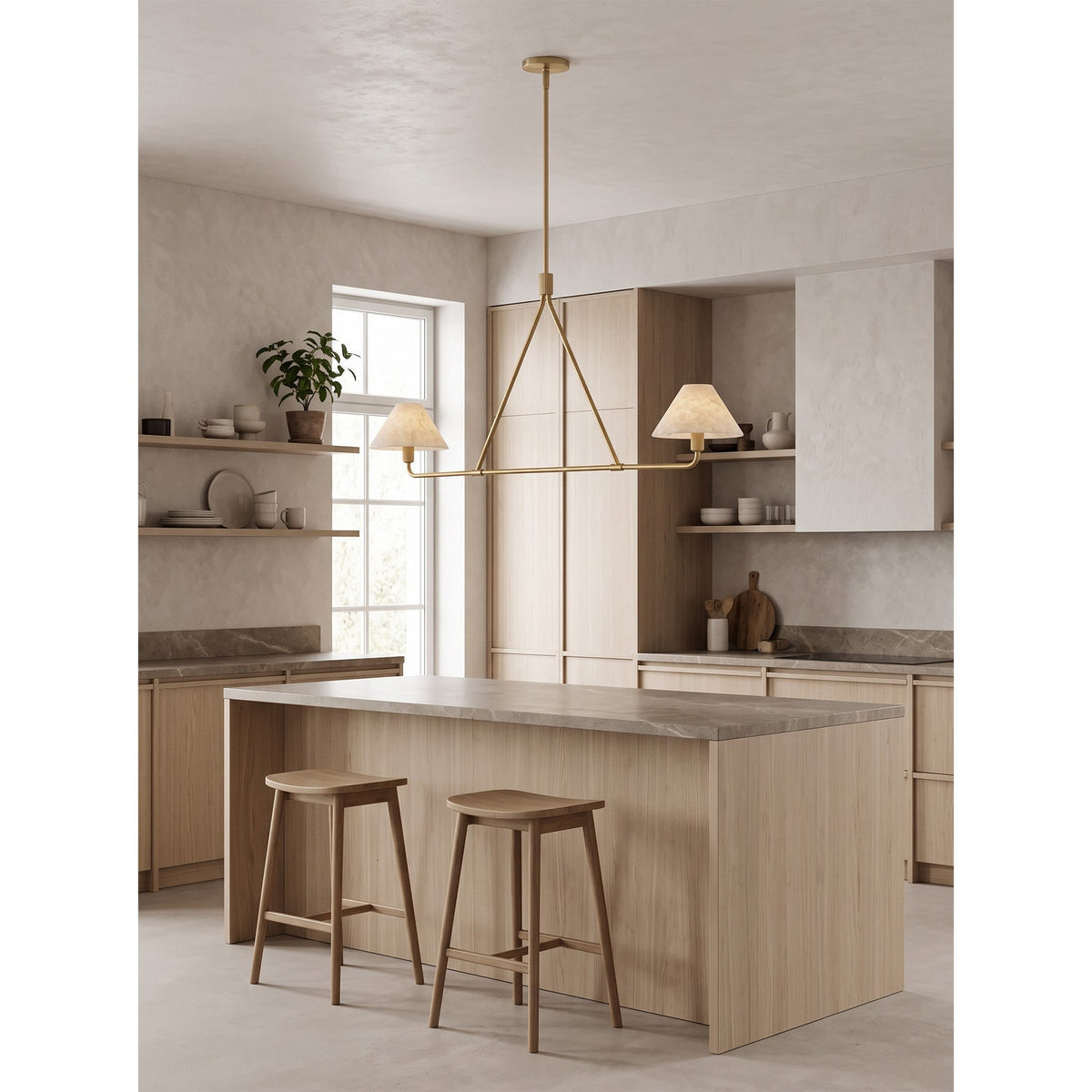 Radilum Beatrix Alabaster Chandelier