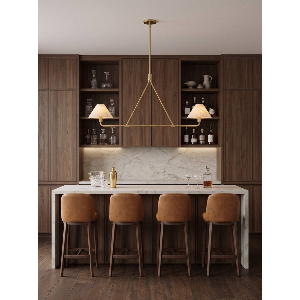 Radilum Beatrix Alabaster Chandelier