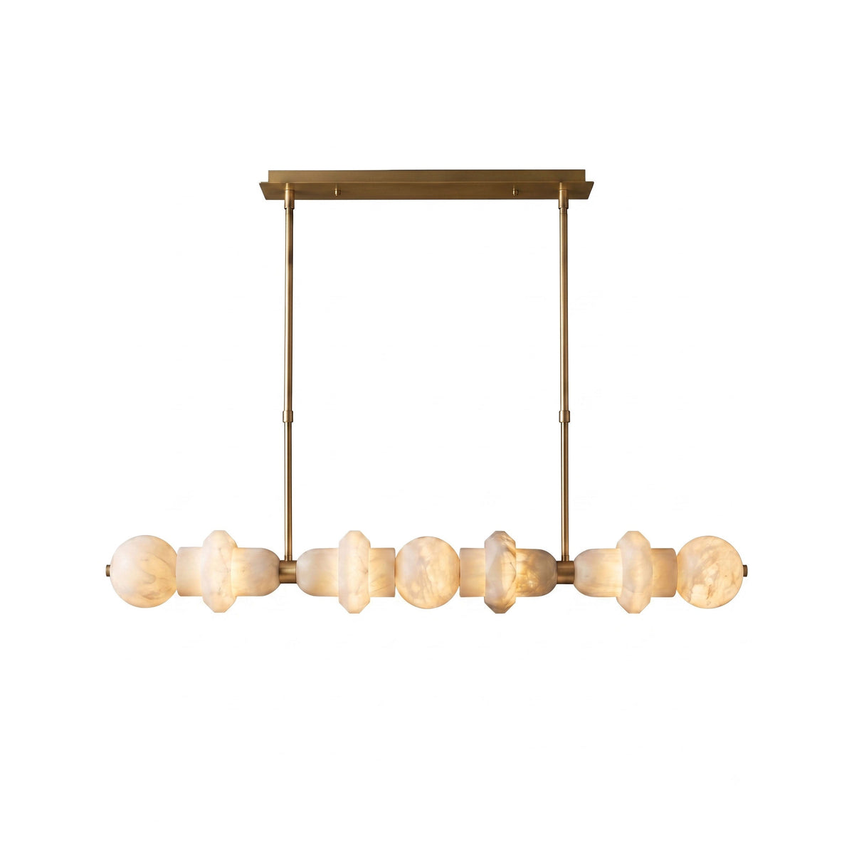 Radilum Belmont Alabaster Linear Chandelier