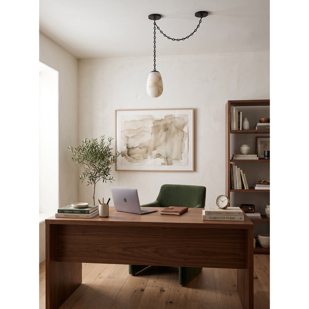 Radilum Bruckner Chain Alabaster Chandelier