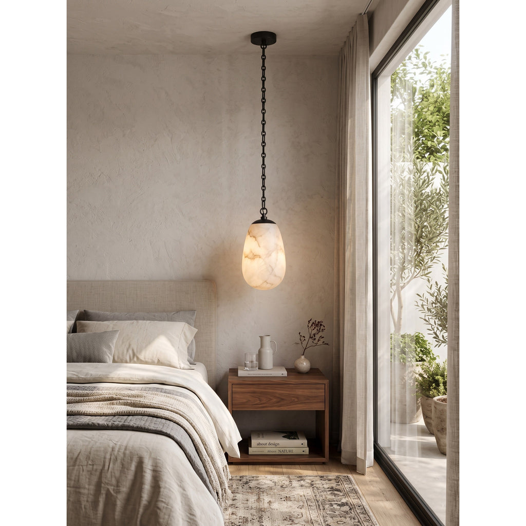 Radilum Bruckner Chain Alabaster Chandelier