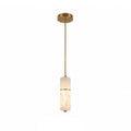 Radilum Canella Alabaster Chandelier Brass Frame