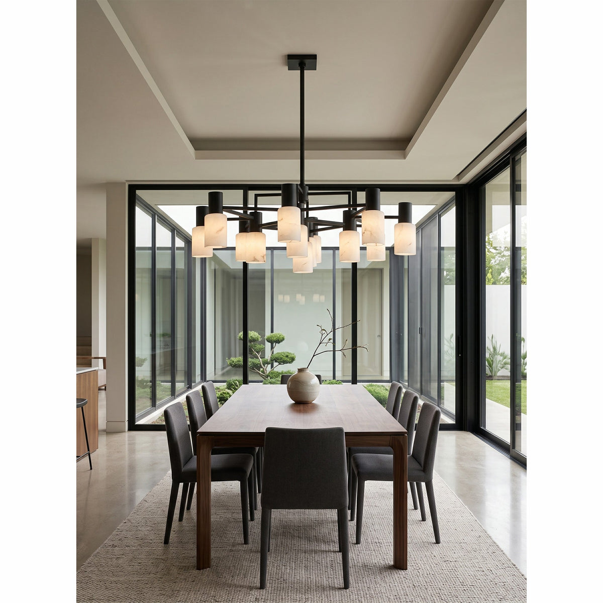 Radilum Centerport Alabaster Chandelier